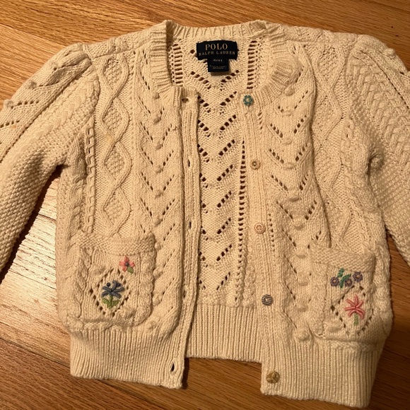 Ralph Lauren cardigan 4/4T excellent condition